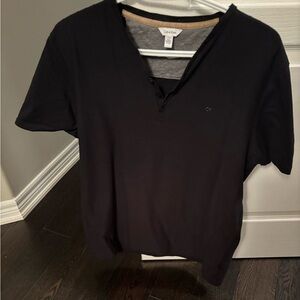Calvin Klein Men's Black Shirt
